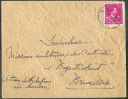 1F50 LEOPOLD III Col Ouvert V-10% Obl. Sc Relais De WOESTEN * Sur Lettre Du 4-9-46 Vers Bruxelles - 14731 - 1946 -10%