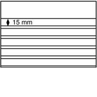 Einsteckkarten Standard PS,210x148 Mm,5 Klare Streifen Mit Deckblatt,schw.Karton,50er-Pack - Cartes De Stockage