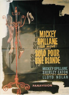 Solo Pour Une Blonde Mckey Spillane, Shirley Eaton...1963 -affiche 120x160 - TTB - Affiches & Posters