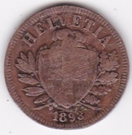 Suisse 2 Rappen 1893. - 2 Rappen