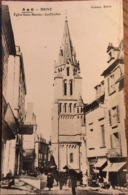 CPA, BRIVE,Corrèze, 19, Eglise St-Martin, Le Clocher, éd Guinot, Animée, Non écrite - Brive La Gaillarde