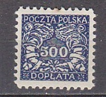 R3956 - POLOGNE POLAND TAXE Yv N°31 * - Impuestos