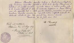 VP16.029 - Evêque De PERIGUEUX 1909 - Lettre / Document En Latin M. CHANABIER Concernant La Paroisse De CENDRIEUX - Godsdienst & Esoterisme