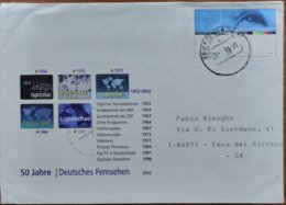 2003 Germany  -  Fernsehen 56 - Used Postal Cover To Italy - Sobres - Usados
