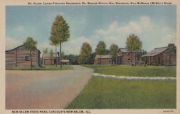 NEW SALEM ILL - HISTORIC NEW SALEM STATE PARK POSTCARD PETERSBURG SPRINGFIELD - Springfield – Illinois