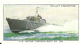 5781"H.M. MOTOR TORPEDO-BOAT N° 102-WILLS'S CARD N° 47-SET SPEED" - Wills