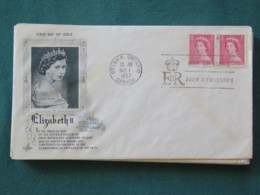 Canada 1953 FDC Cover - Queen - Storia Postale