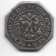 *notgeld Schwarzburg Sonderhausen 10 Pfennig O.j. Fe  489.1a - Autres & Non Classés