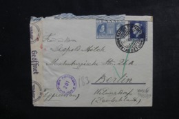 GRECE - Entier Postal De Athènes ( Hôtel Impérial ) Pour Berlin En 1941 Avec Contrôle Postal - L 46308 - Entiers Postaux