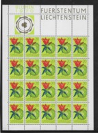 Liechtenstein N°470 - Feuillet De 20 Exemplaires - Neuf ** Sans Charnière - Superbe - Unused Stamps