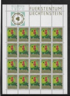 Liechtenstein N°473 - Feuillet De 20 Exemplaires - Neuf ** Sans Charnière - Superbe - Nuevos