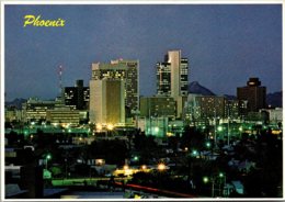 Arizona Phoenix Downtown Skyline At Night - Phönix