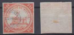 Brazil Brasil Telegrafo Telegraph 1869 500R Used Kiefer - Télégraphes
