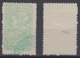 Brazil Brasil Telegrafo Telegraph 1899 200R Used - Telegraafzegels