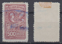 Brazil Brasil Telegrafo Telegraph 1899 500R Used - Telegraph