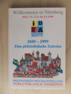 Germany Deutschland 1999 IBRA Internationale Briefmarken Weltausstellung Nürnberg World Philatelic Exhibition Catalogue - Exposiciones Filatélicas