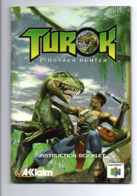Instruction Booklet: Nintendo 64, Acclaim, Turok, Dinosaur Hunter (19-2303) - Nintendo 64