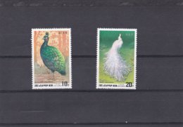 Corée Du Nord YV 2123/4 MNH 1990 Paons - Peacocks