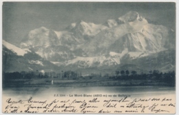 Le Mont Blanc Vu De Bellevue - Gelaufen Nach Paris - Bellevue