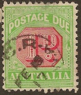 AUSTRALIA 1913 1d Postage Due SG D78 U #OD138 - Segnatasse