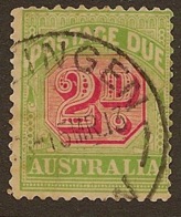 AUSTRALIA 1909 2d Postage Due SG D65 U #OD212 - Segnatasse