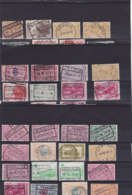 TIMBRES CHEMIN DE FER LOT OBLITERATIONS CHOISIES - Sonstige & Ohne Zuordnung