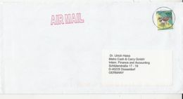 7495FM- BIRD, STAMP ON COVER, 2002, JAPAN - Covers & Documents