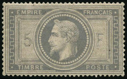 ** N°33 5F Empire, Signé Calves - TB - 1863-1870 Napoleon III With Laurels
