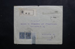 SYRIE - Enveloppe Commerciale En Recommandé De Beyrouth Pour L 'Italie En 1923, Affranchissement Semeuses - L 46419 - Covers & Documents