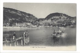 23595 - Vallée De Joux  Le Pont Vapeur Arrivant Au Port - L'Abbaye