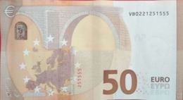 50 EURO SPAIN(VB) V010 DRAGHI - 50 Euro