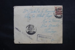 ESPAGNE - Cachet De Censure De Irun Sur Enveloppe Pour La France En 1937 - L 46874 - Marques De Censures Républicaines