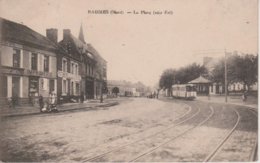 59 - RAISMES - LA PLACE COTE EST - TRAMWAY - Raismes