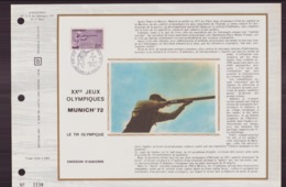 Document De La Poste " XX Jeux Olympiques Munich 72 " Du 8 Juillet 1972 à Andorre-la-vieille - Covers & Documents