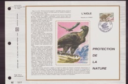 Document De La Poste " Protection De La Nature : L'aigle " Du 27 Mai 1972 à Andorre-la-vieille - Covers & Documents