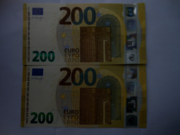 200 Euro-Schein SE (s004) Draghi Unc. - 200 Euro