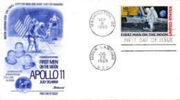 USA. PA 73 De 1969 Sur Enveloppe 1er Jour. Neil Armstrong. - Nordamerika