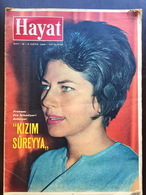 Iran Persia Pahlavi - Soraya Esfandiary-Bakhtiary Hayat Turkish Magazine 1965 May - Magazines