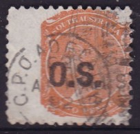 South Australia 1877 P.10 SG O44 Used Ovpt OS - Oblitérés