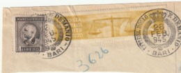 MARCA DEMANIO - Anno 1945 - Revenue Stamps