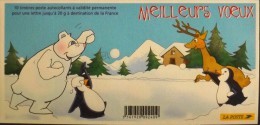 FR. - CARNET 2005 - Meilleurs Voeux - BC67 - 10 Timbres Autoadhésifs TVP NEUFS**- NEUFS - Markenheftchen