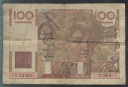 Billet 100 Francs France Jeune Paysan 22-1-1949 B - 100 F 1945-1954 ''Jeune Paysan''