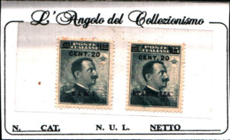 90861) EGEO-SIMI STAMPALIA-Effigie Di V. Emanuele III- 1916-MLH*- - Egeo (Lero)