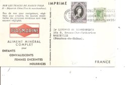 HongKong ( CP De 1953 De HongKong Vers La France à Voir) - Storia Postale