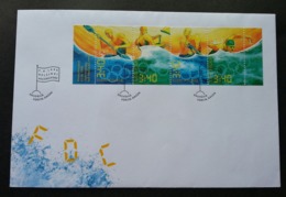 Finland Summer Olympic Games 1996 Olympic Sport Game Swimming (FDC) - Briefe U. Dokumente