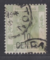 Hong Kong - 1898 - 10c On 30c Yv.60 - Used - Neufs