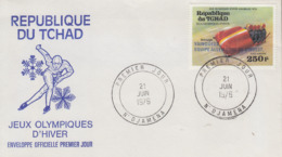 Enveloppe  FDC   1er  Jour     TCHAD    Jeux  Olympiques  D' Hiver   INNSBRÜCK   1976 - Hiver 1976: Innsbruck