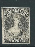 New Zealand Hausberg's Proof In Black Chalon On Card - Nuevos