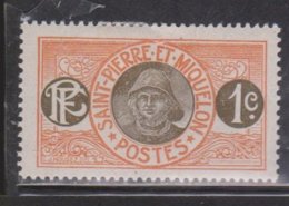 ST PIERRE ET MIQUELON Scott # 79 MH - Fisherman - Unused Stamps