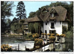 Carte Postale   27.  Fourges  Auberge Du Moulin De Fourges  Le Déversoir Et Le Barrage - Fourges